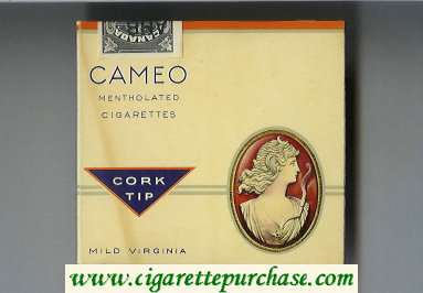 Cameo Mentholated cigarettes Cork Tip Mild Virginia